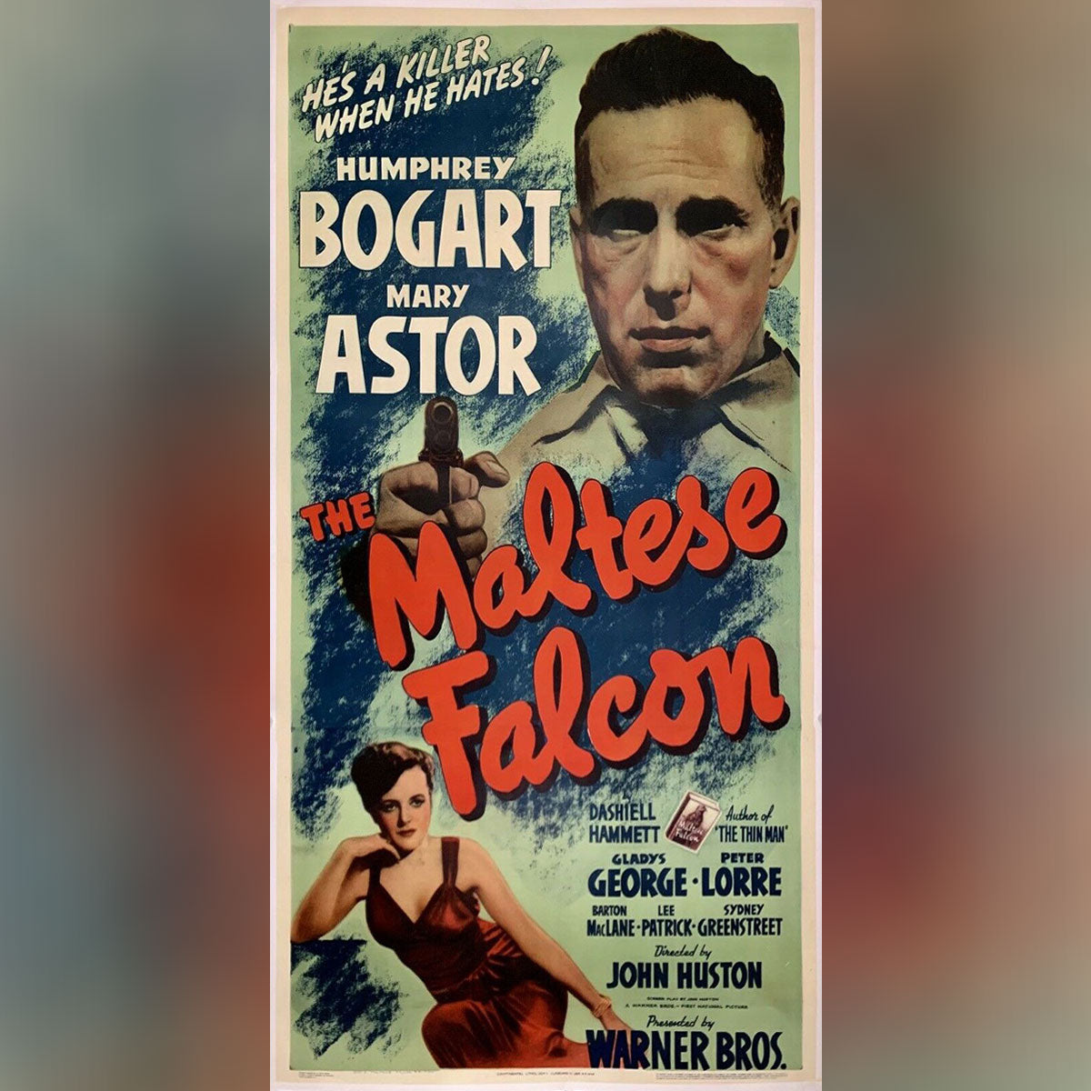 Maltese Falcon The 1941 Original Movie Poster Vintage Film maltese-falcon-the-1941-original-movie-poster-vintage-film