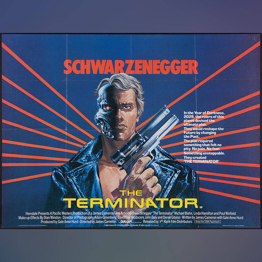 Original Movie Poster of Terminator, The (1984)