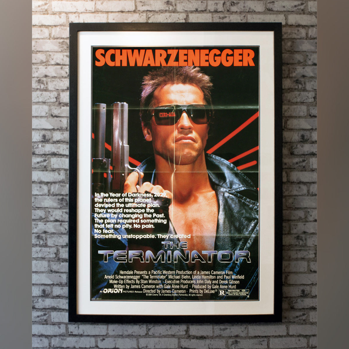 Original Movie Poster of Terminator, The (1984)