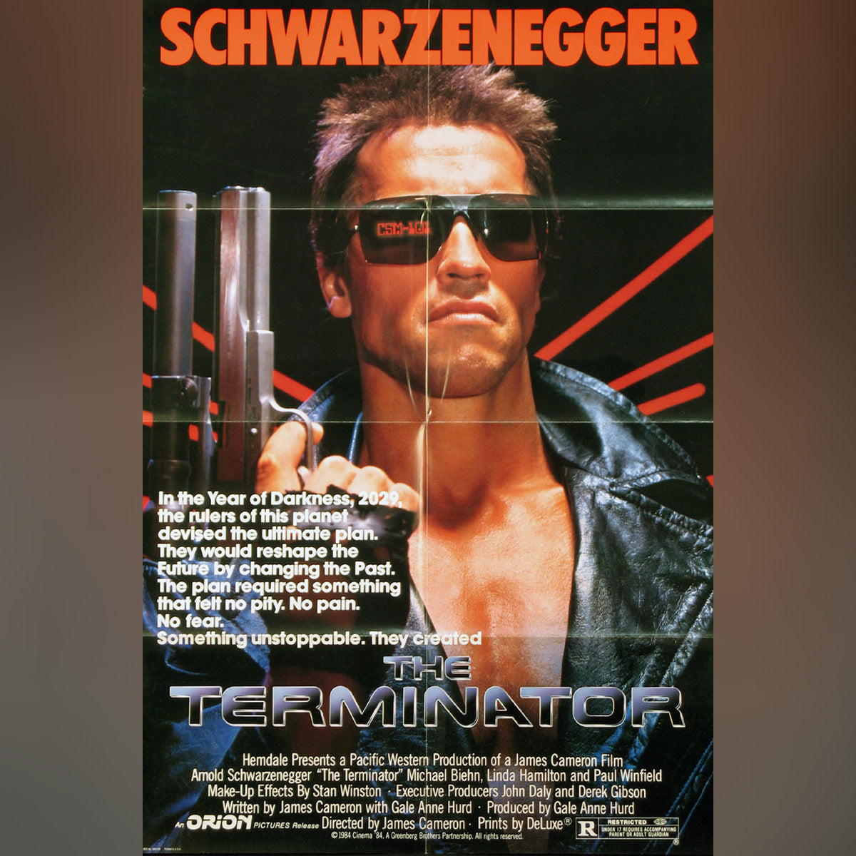Original Movie Poster of Terminator, The (1984)