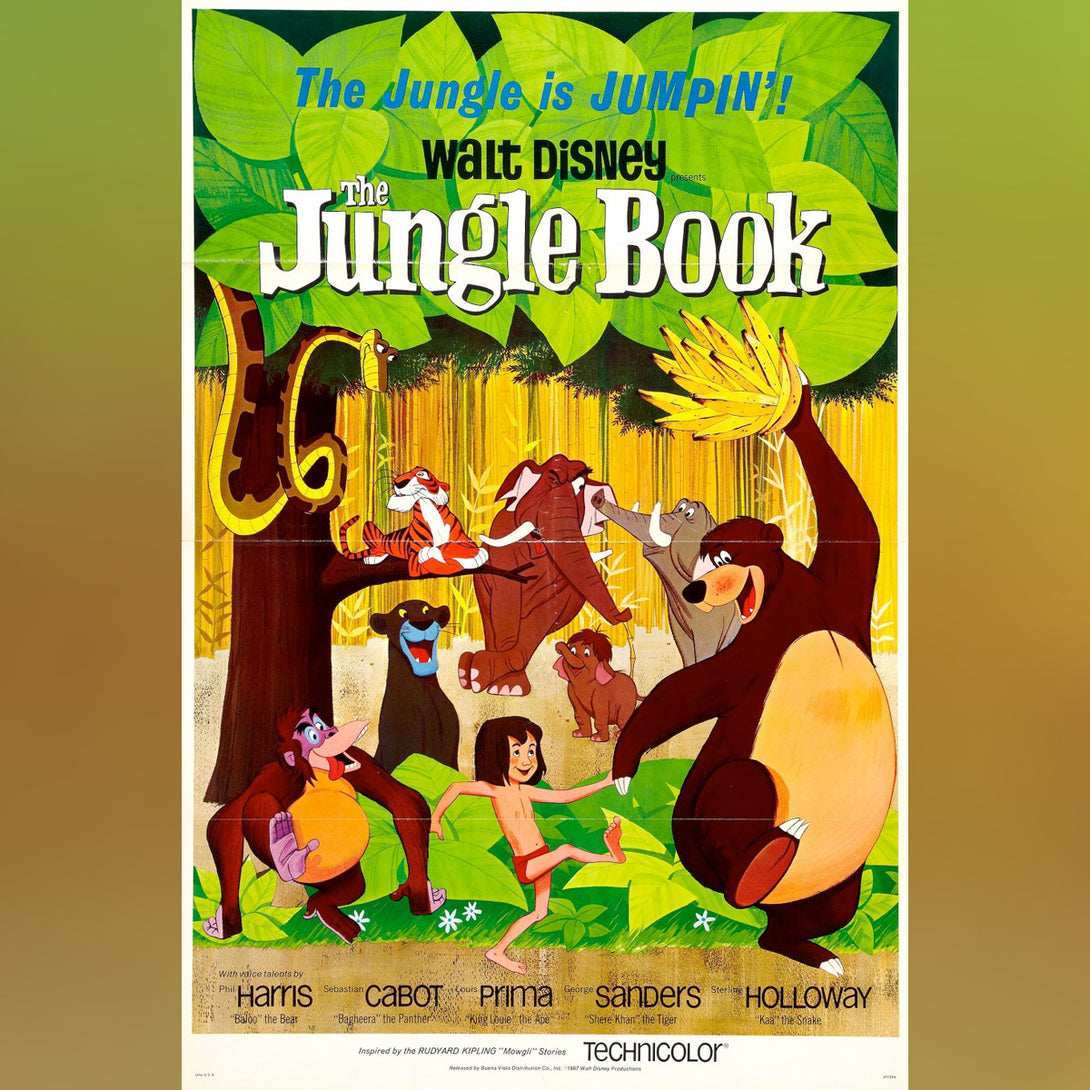 Original Movie Poster of Jungle Book, The (1967)