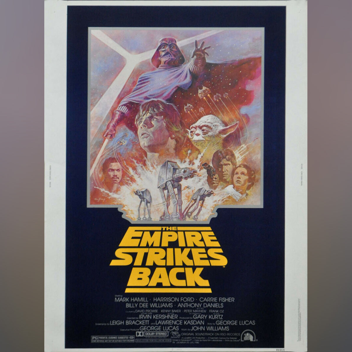 Original Movie Poster of Empire Strikes Back, The (1981R)