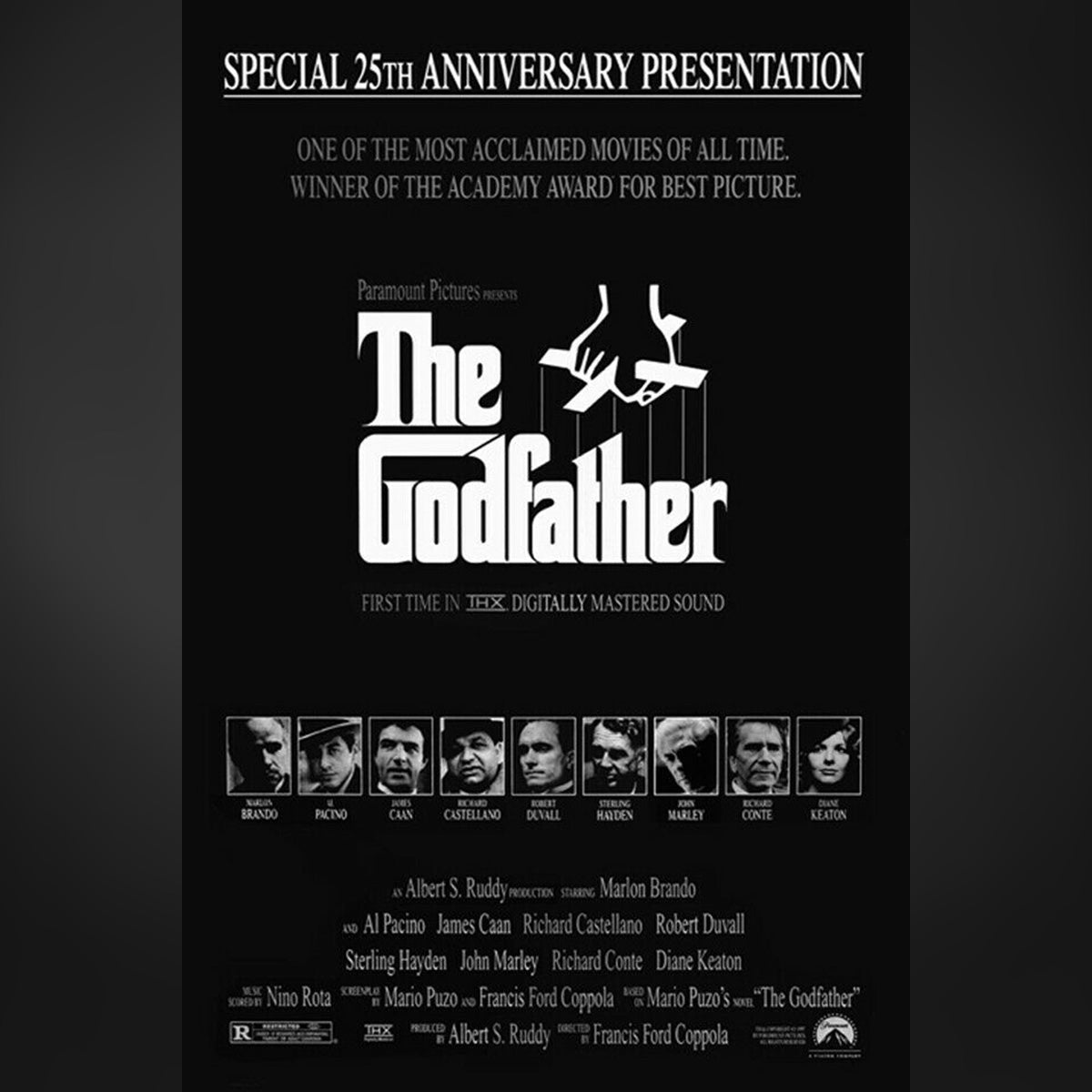 Original Movie Poster of Godfather, The (1997R)