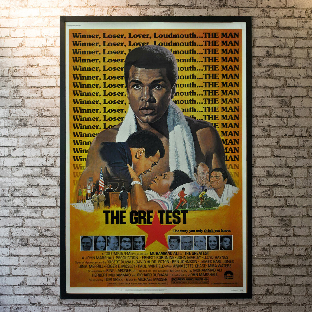 Original Movie Poster of The Greatest (1977)