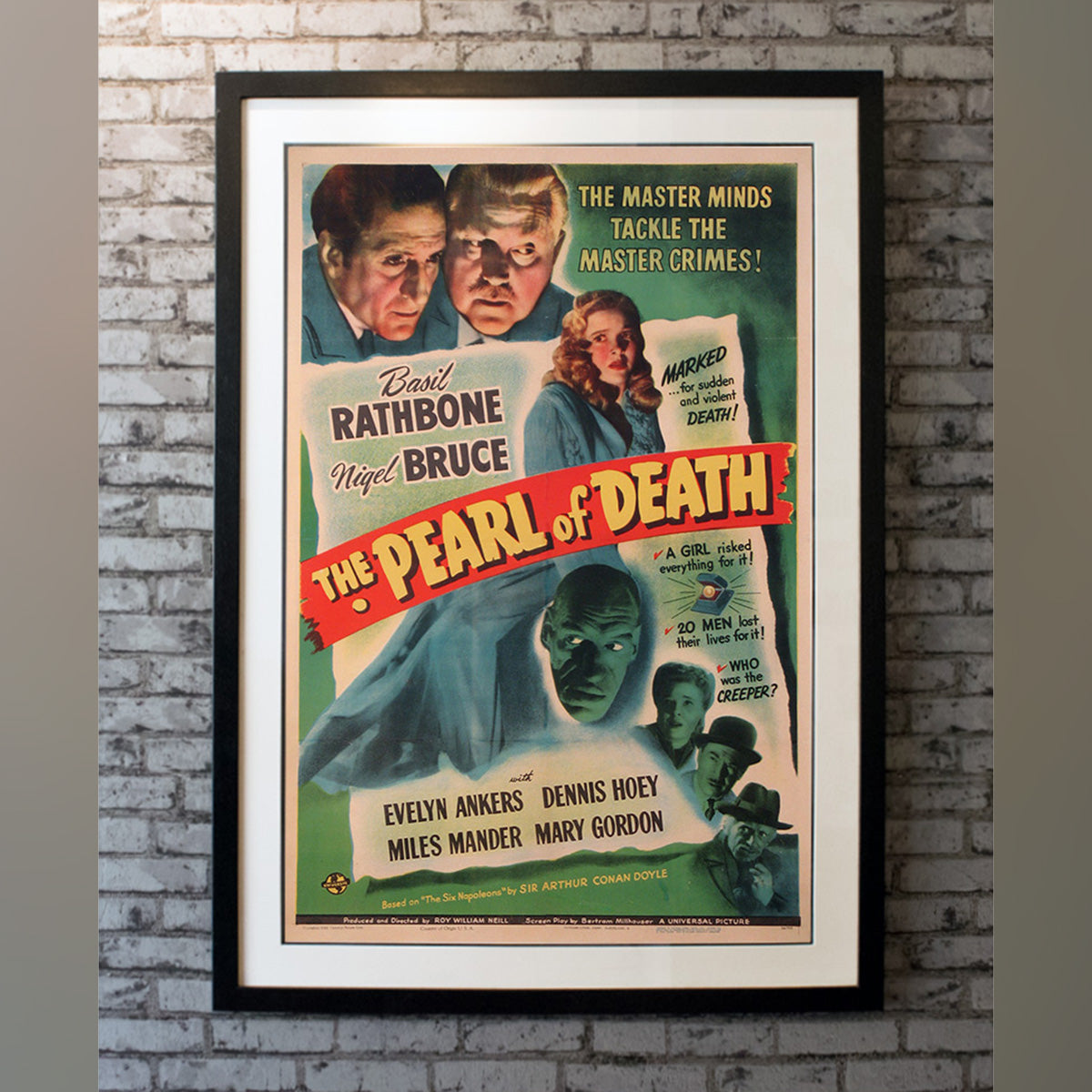 Original Movie Poster of Pearl Of Death, The (1944)