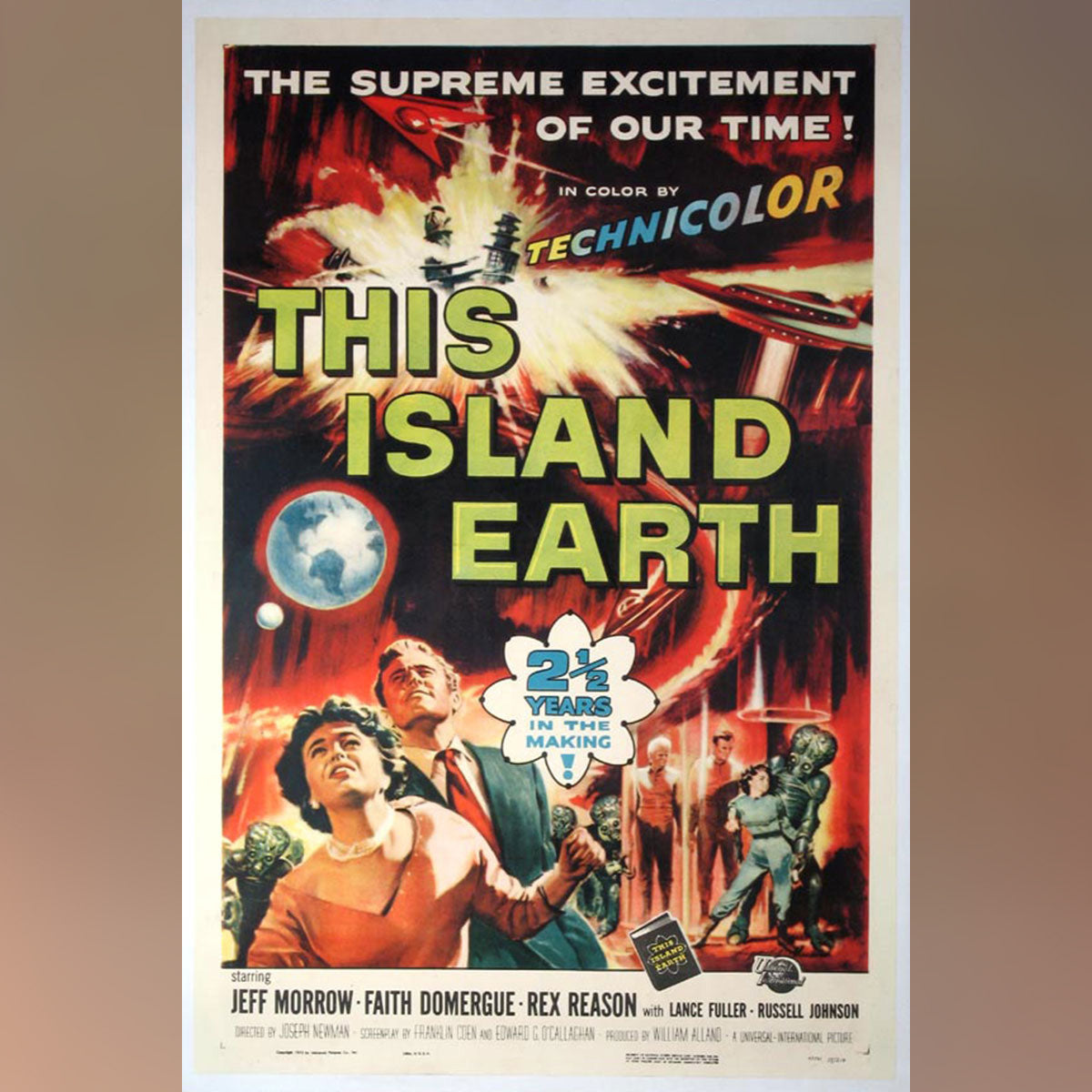 Original Movie Poster of This Island Earth (1955)