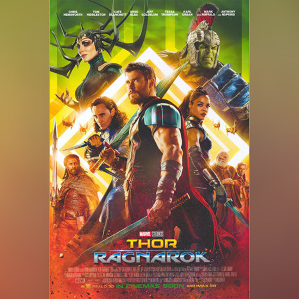 Original Movie Poster of Thor: Ragnarok (2017)