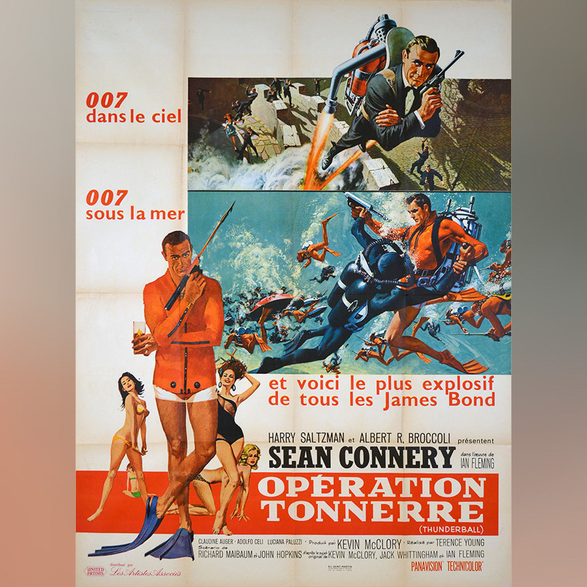 Original Movie Poster of Thunderball (1965)