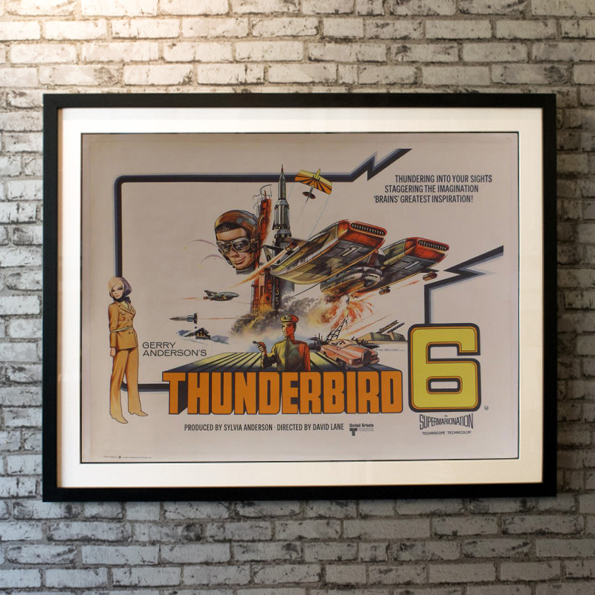 Original Movie Poster of Thunderbird 6 (1968)