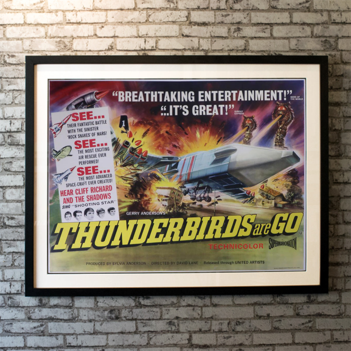 Original Movie Poster of Thunderbirds Are Go (1966)