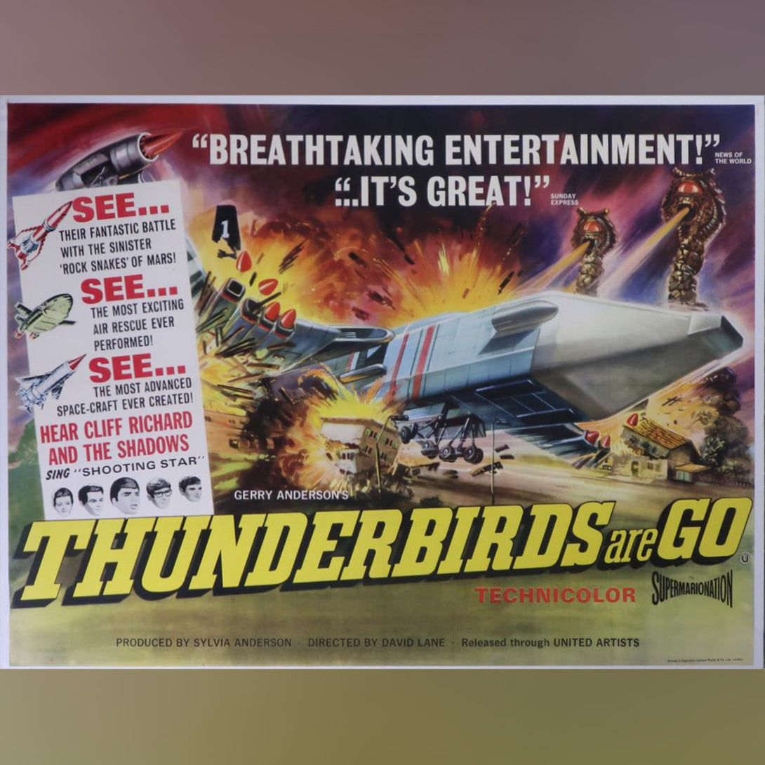 Original Movie Poster of Thunderbirds Are Go (1966)