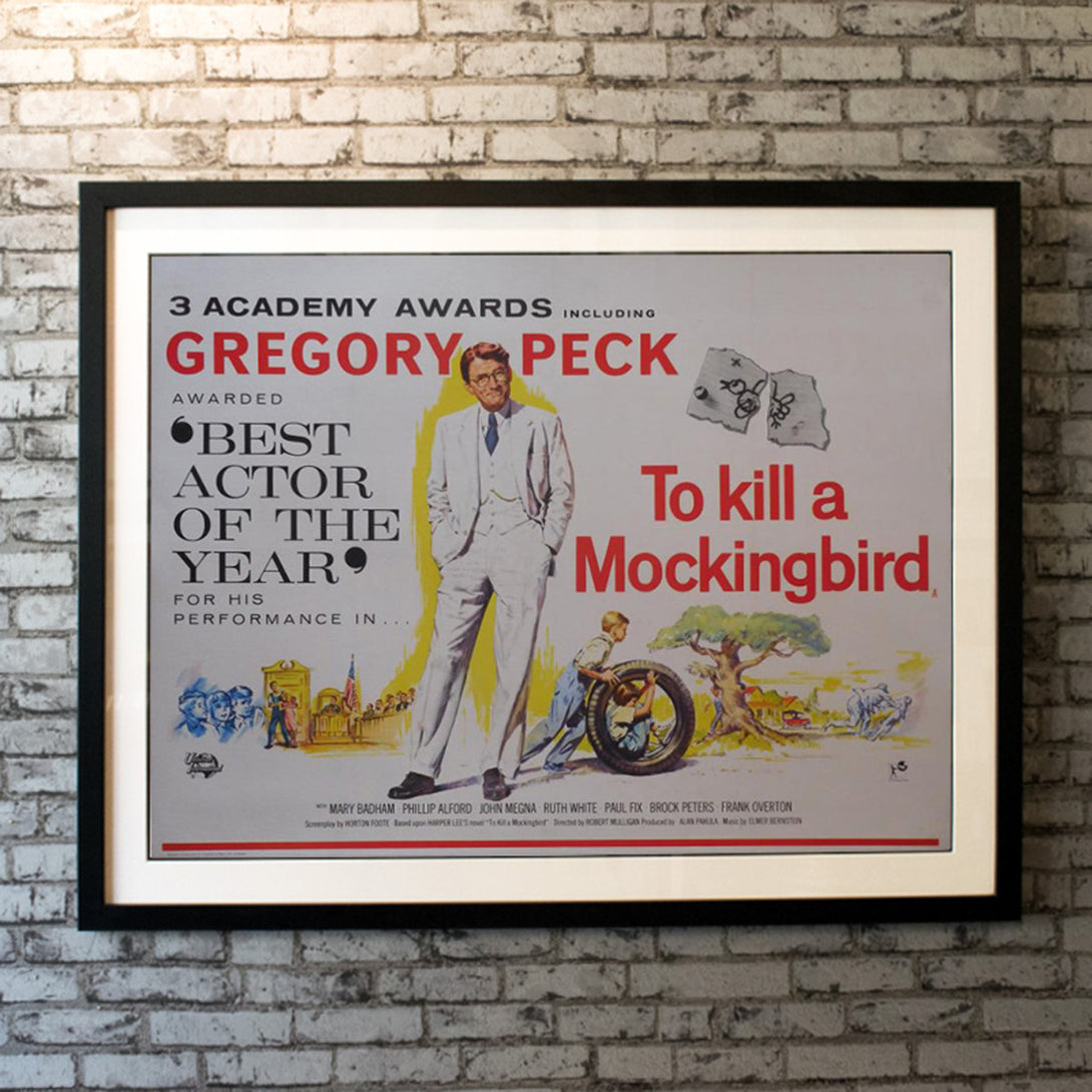 Original Movie Poster of To Kill A Mockingbird (1962)