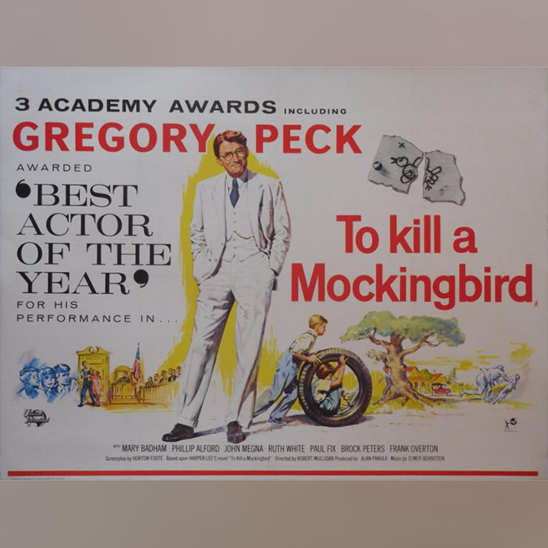 Original Movie Poster of To Kill A Mockingbird (1962)