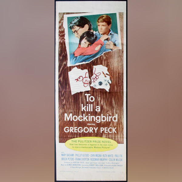 Original Movie Poster of To Kill A Mockingbird (1962)