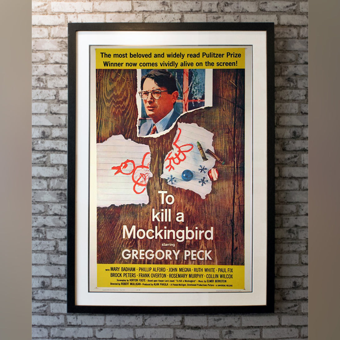 Original Movie Poster of To Kill A Mockingbird (1962)