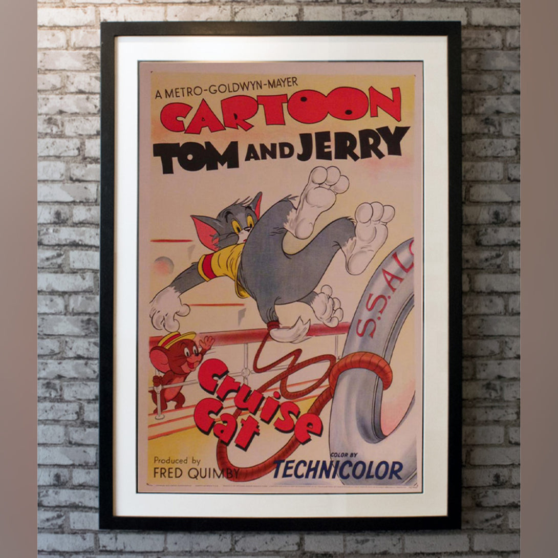 Tom And Jerry Cruise Cat 1952 Original Movie Poster Vintage Film tom-and-jerry-cruise-cat-1952-original-movie-poster-vintage-film
