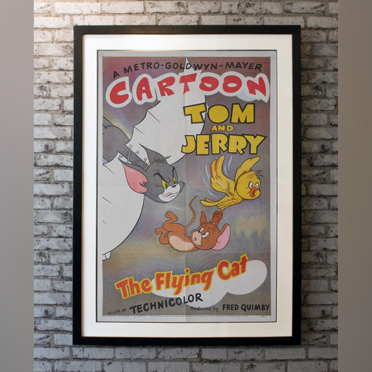 Original Movie Poster of Tom And Jerry: The Flying Cat (1952)