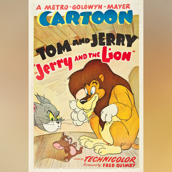 Original Movie Poster of Jerry And The Lion (1950)