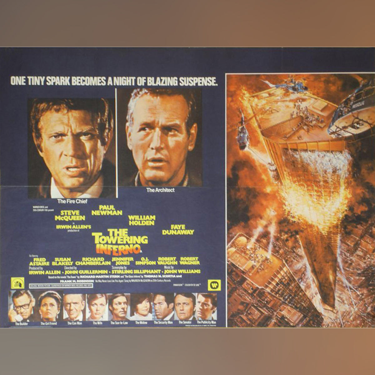 Original Movie Poster of Towering Inferno, The (1974)
