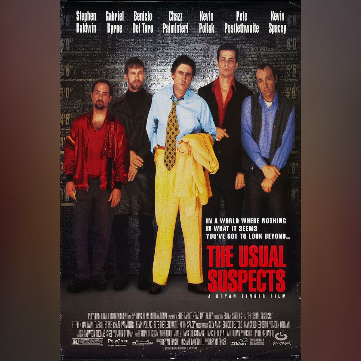Original Movie Poster of Usual Suspects, The (1995)