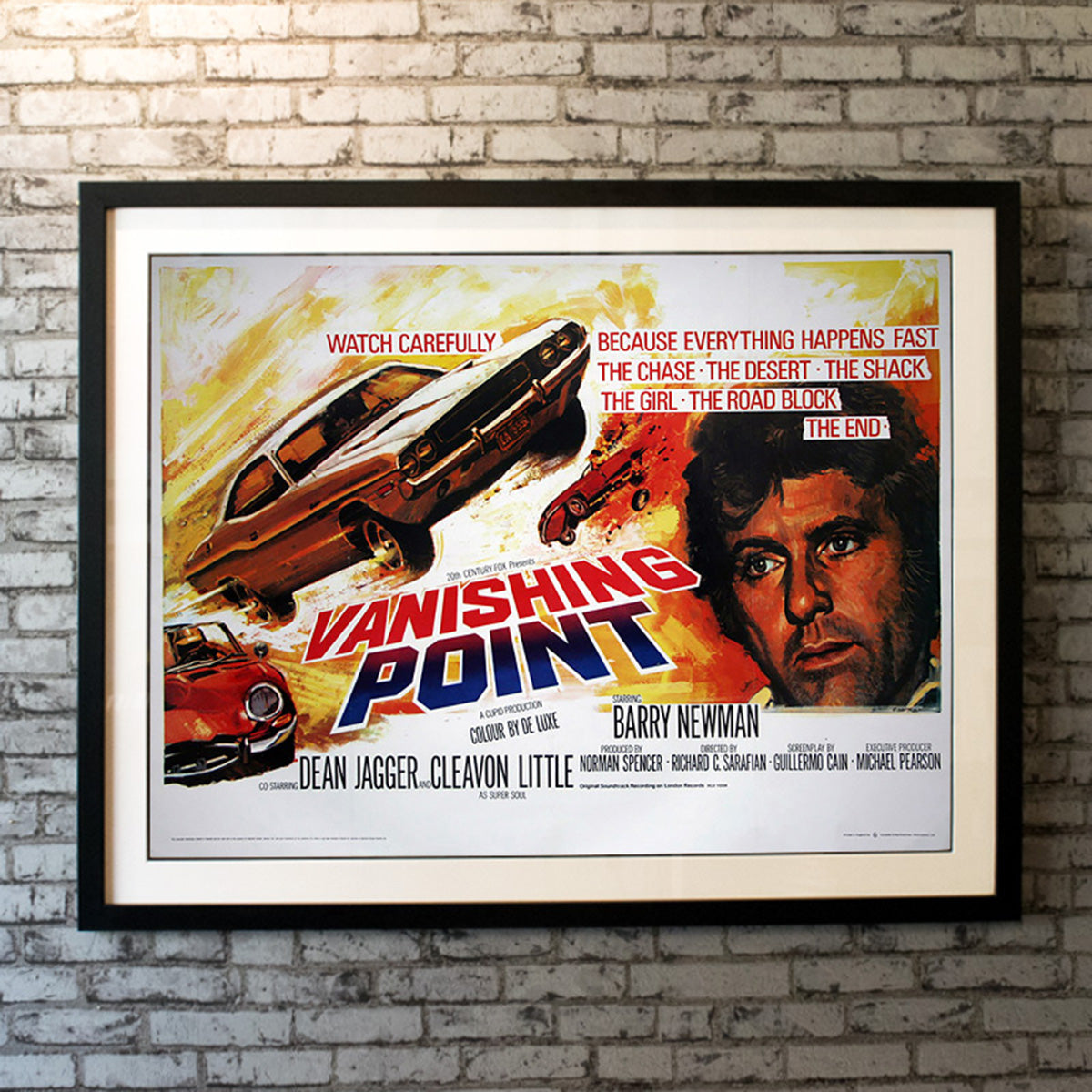 Original Movie Poster of Vanishing Point (1971)