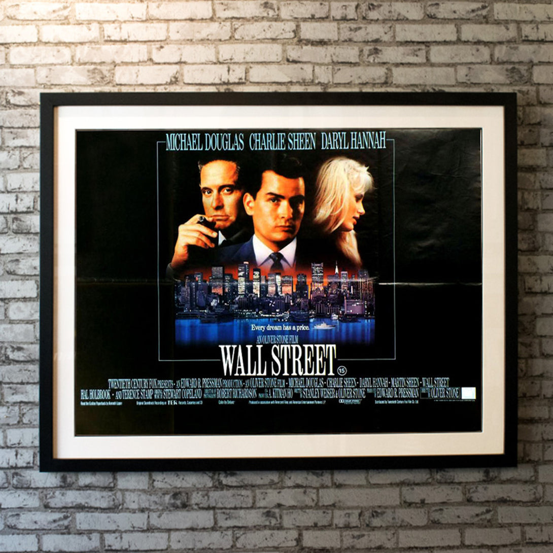 Original Movie Poster of Wall Street (1987)