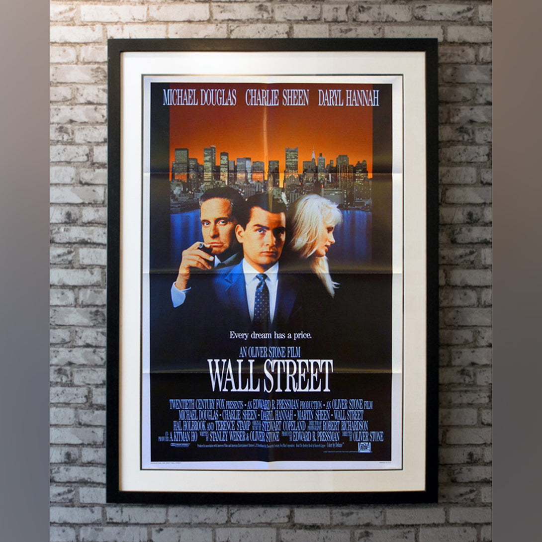 Original Movie Poster of Wall Street (1987)