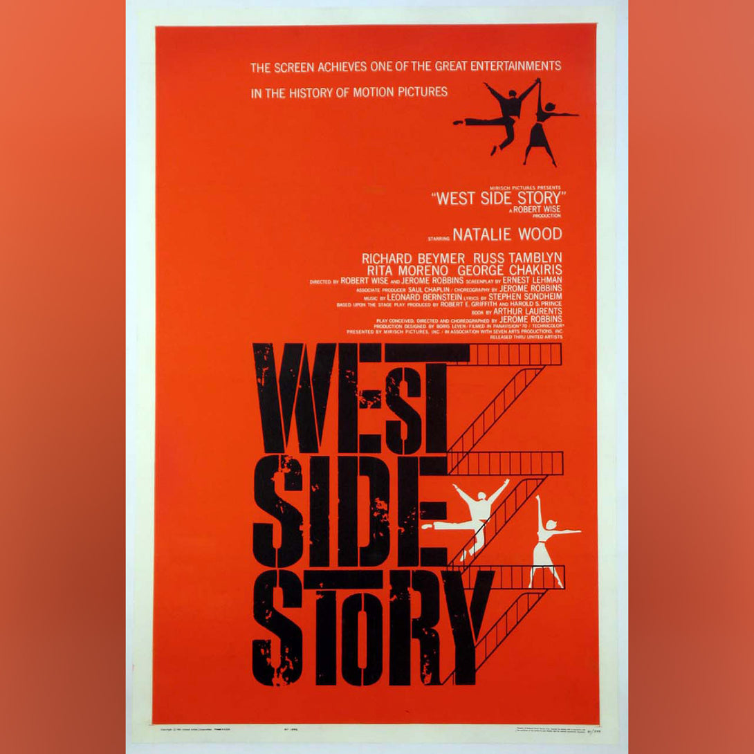 Original Movie Poster of West Side Story (1961)