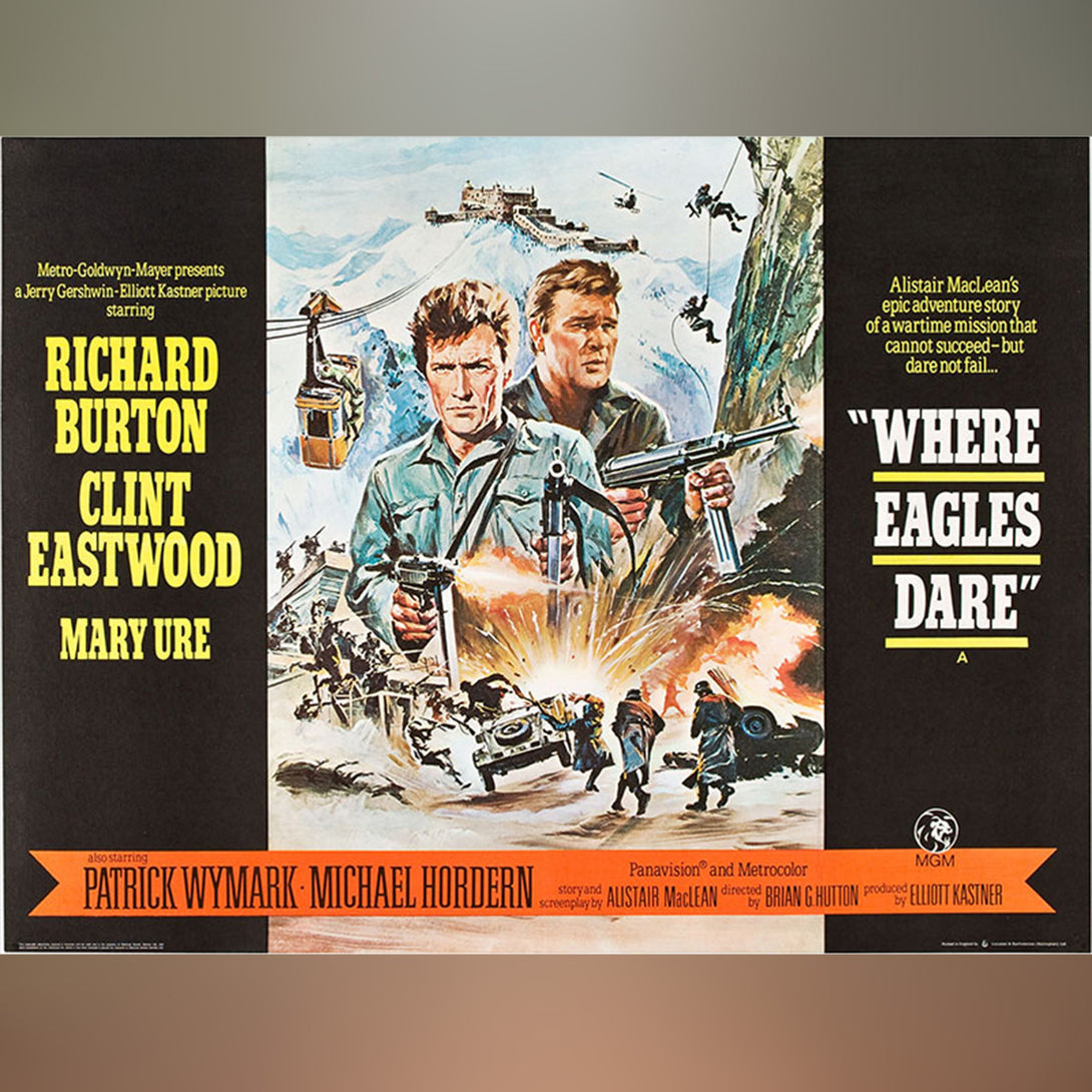 Original Movie Poster of Where Eagles Dare (1968)