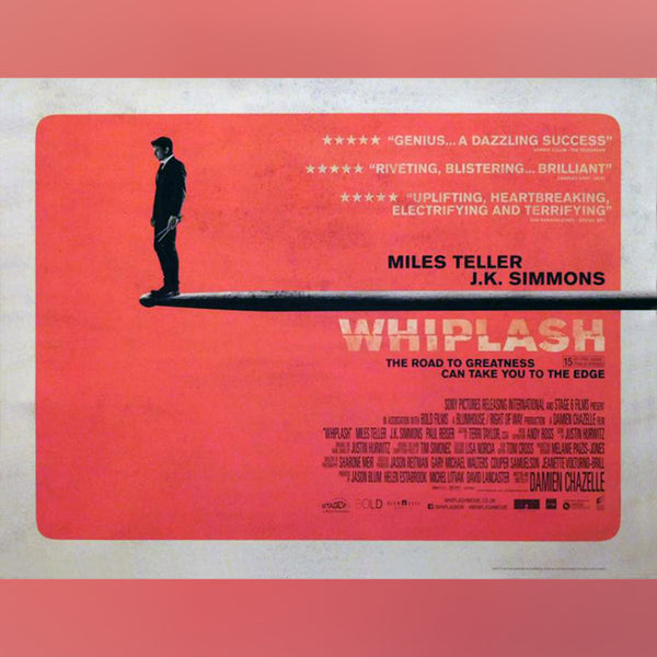 Original Movie Poster of Whiplash (2014)