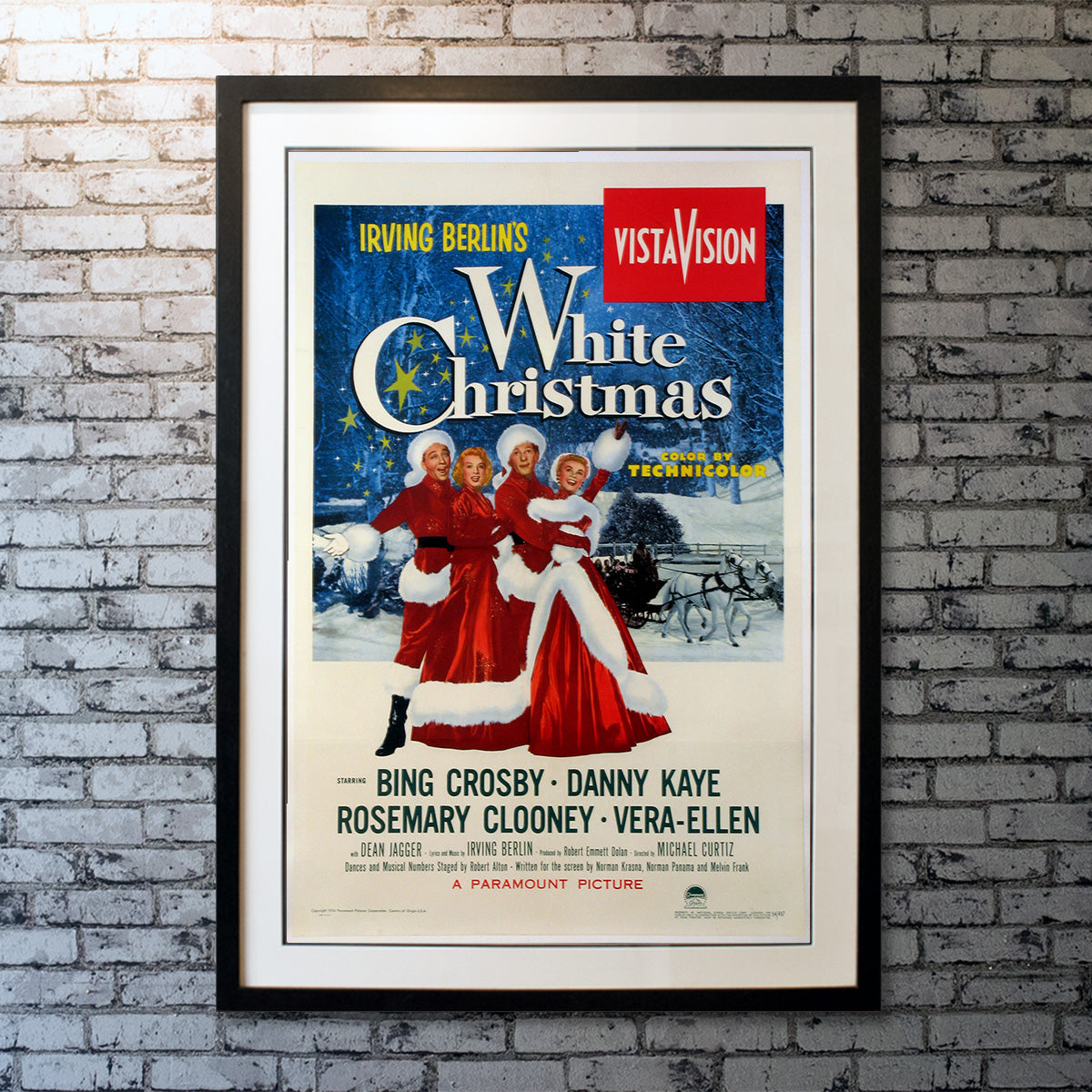 Original Movie Poster of White Christmas (1954)
