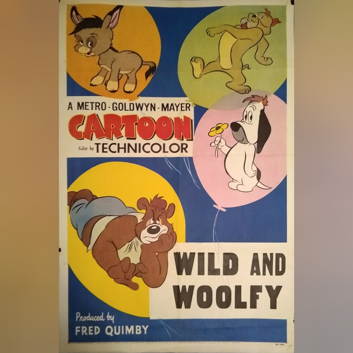 Original Movie Poster of Wild And Woolfy (1952)