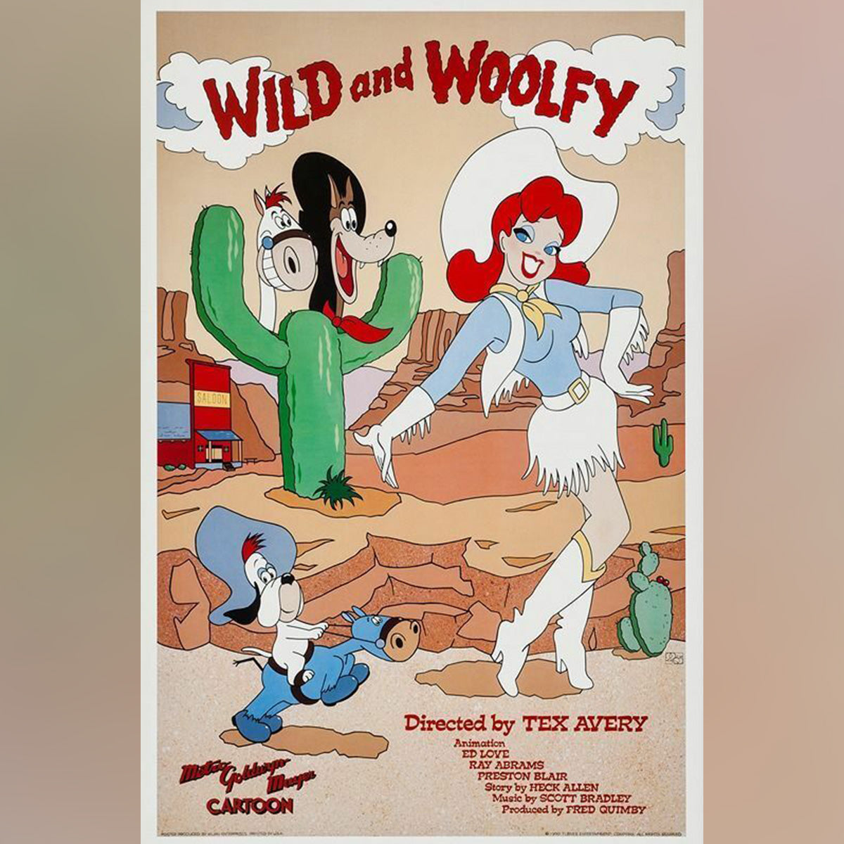 Original Movie Poster of Wild And Woolfy (1990)