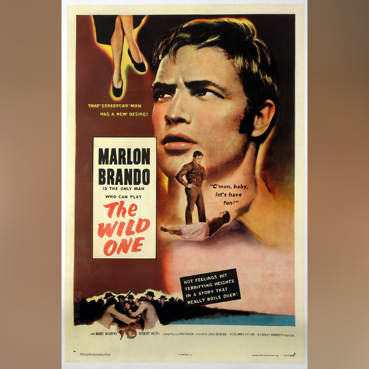 Original Movie Poster of Wild One, The (1953)