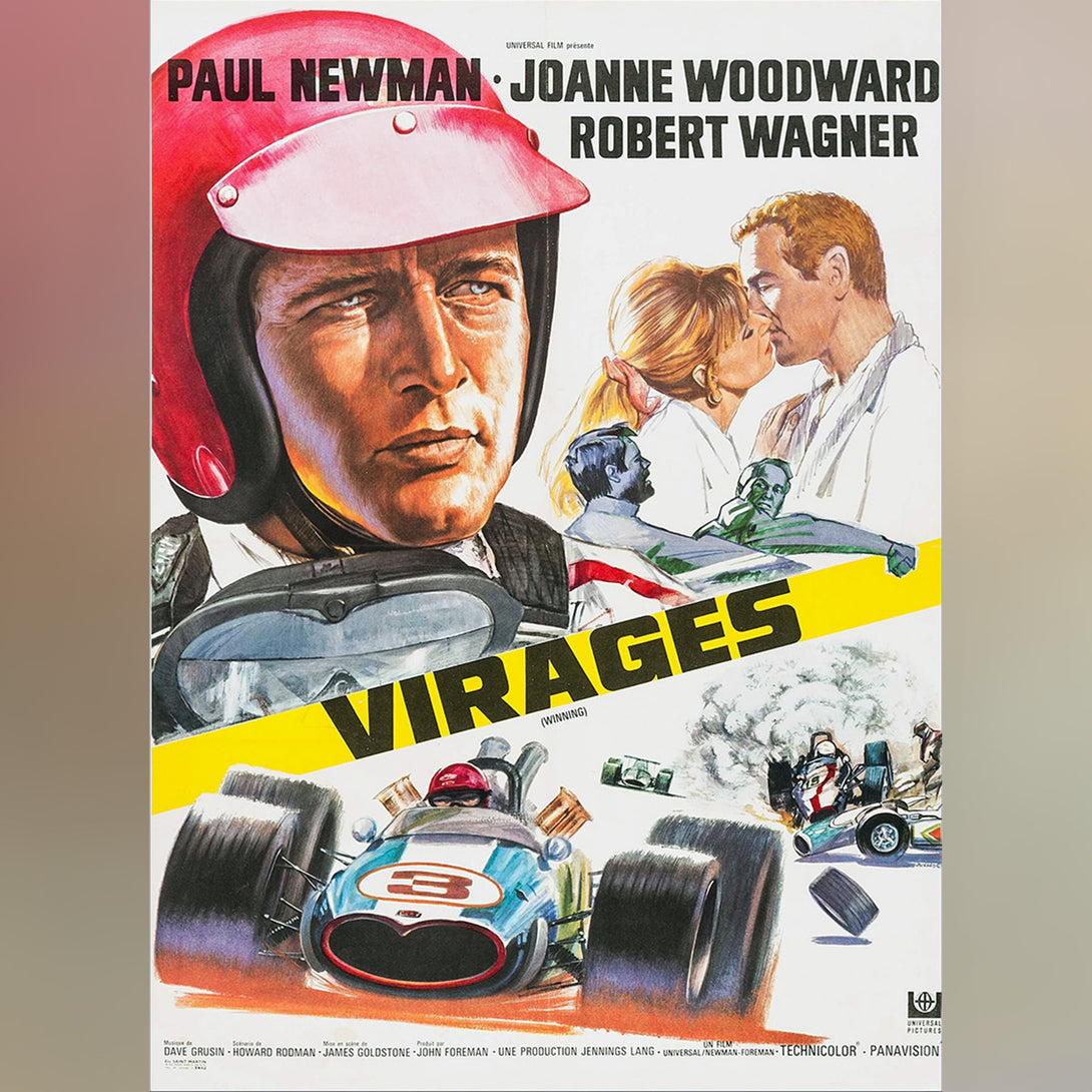 Original Movie Poster of Winning (1969)