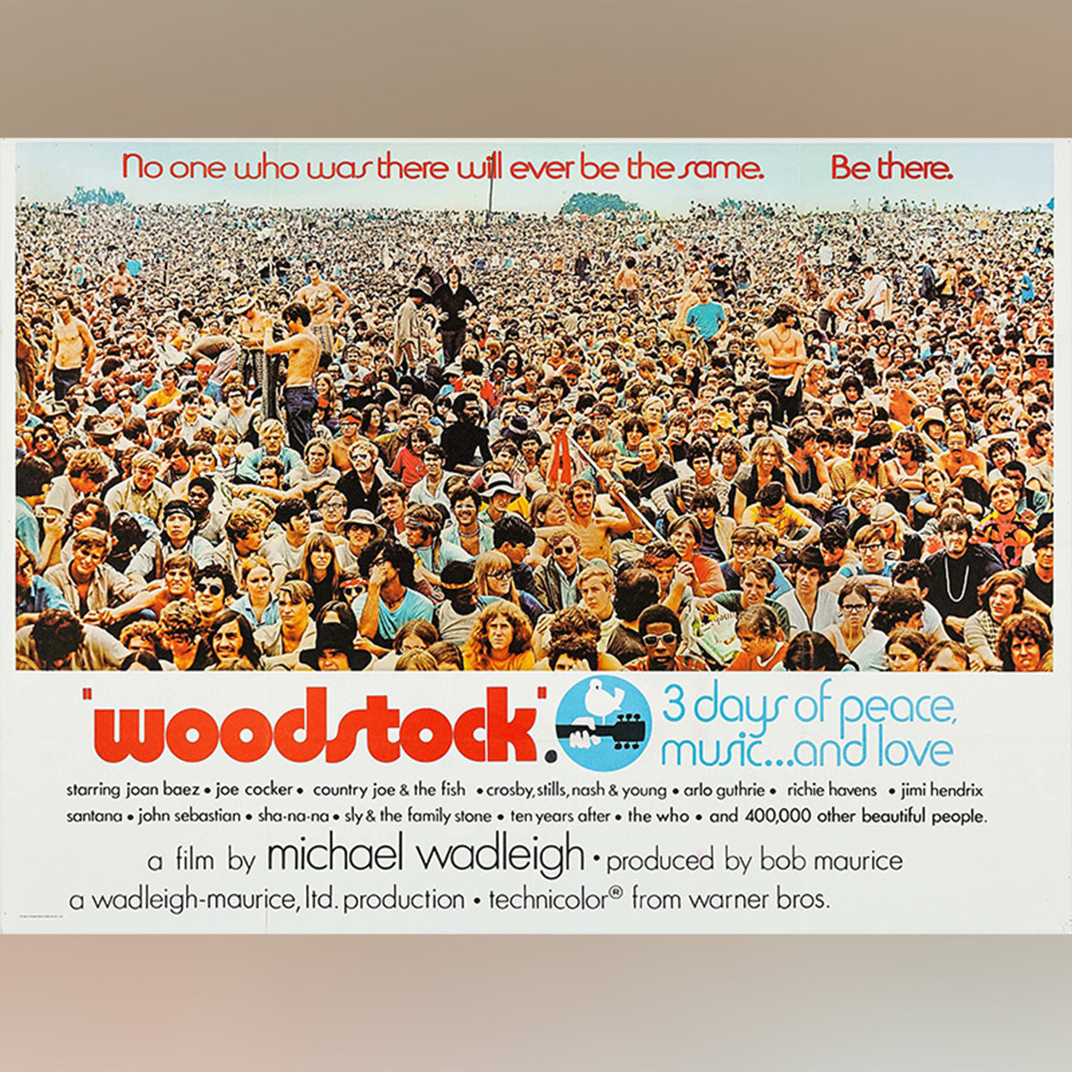 Original Movie Poster of Woodstock (1970)