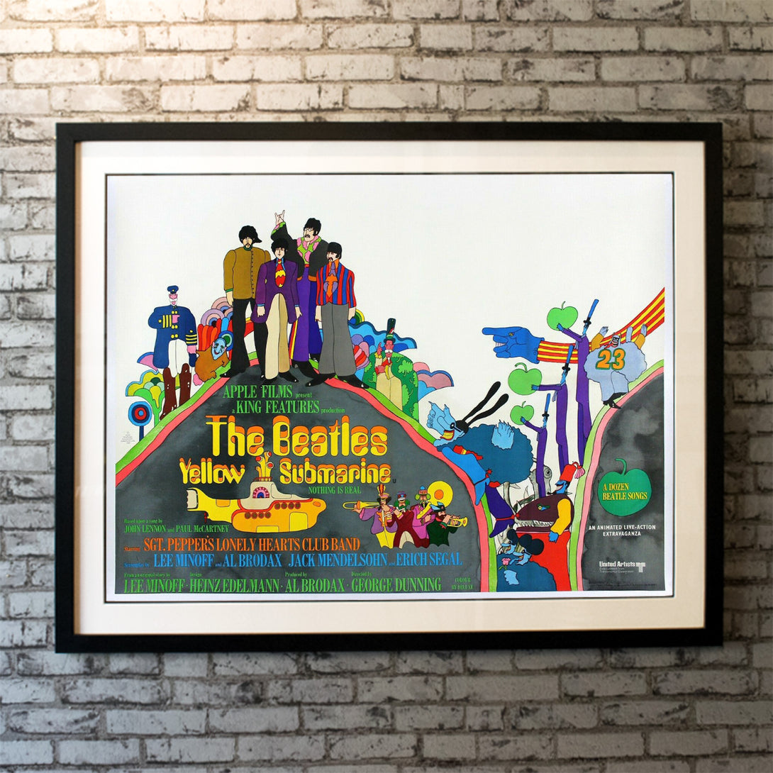 Original Movie Poster of Yellow Submarine (1968)