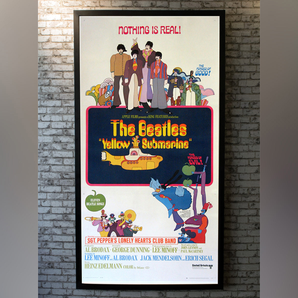Original Movie Poster of Yellow Submarine (1968)