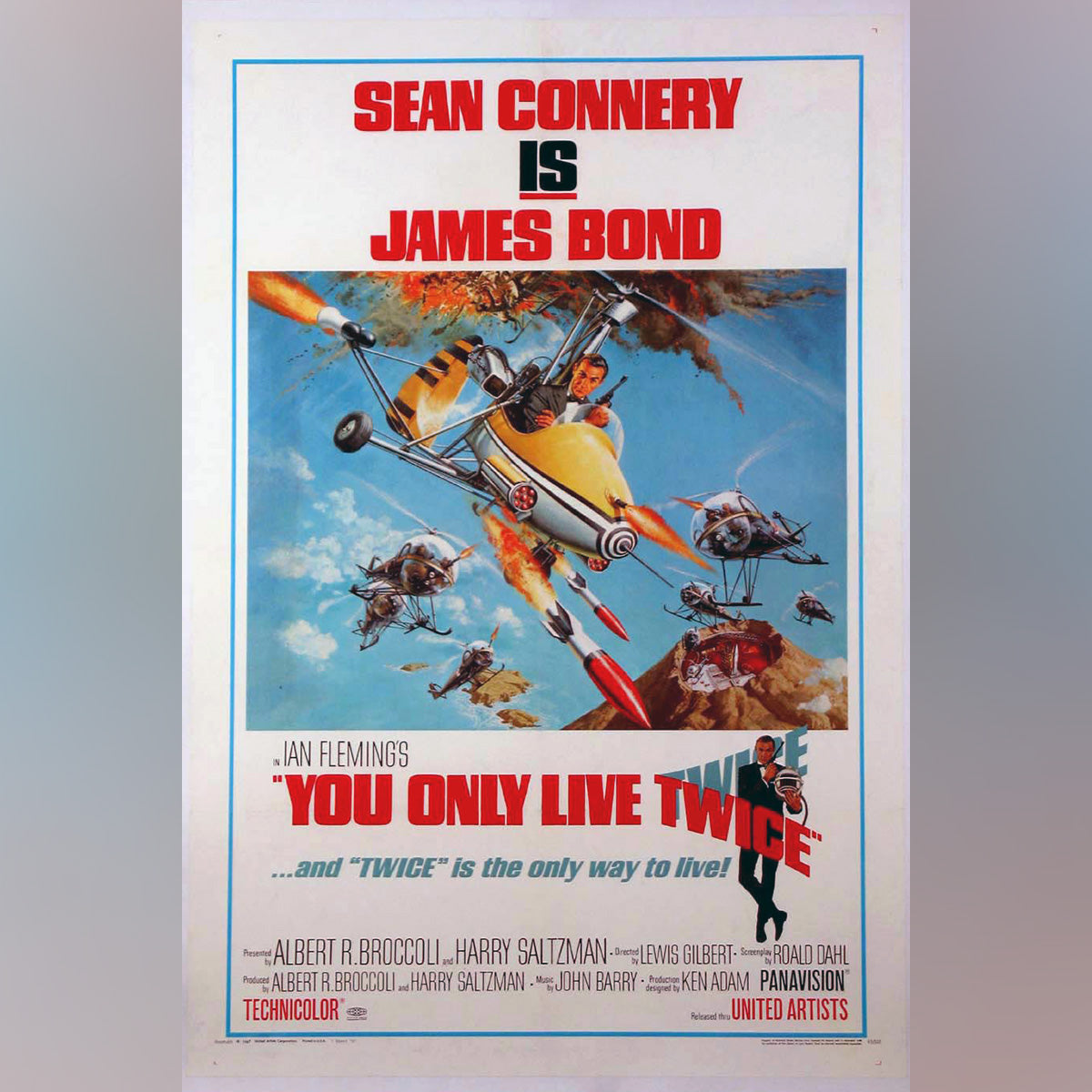 Original Movie Poster of You Only Live Twice (1967)