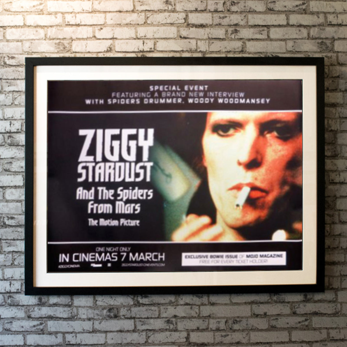 Original Movie Poster of Ziggy Stardust And The Spiders From Mars (2017R)