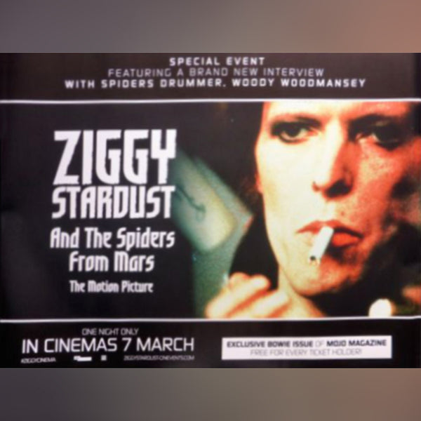 Original Movie Poster of Ziggy Stardust And The Spiders From Mars (2017R)