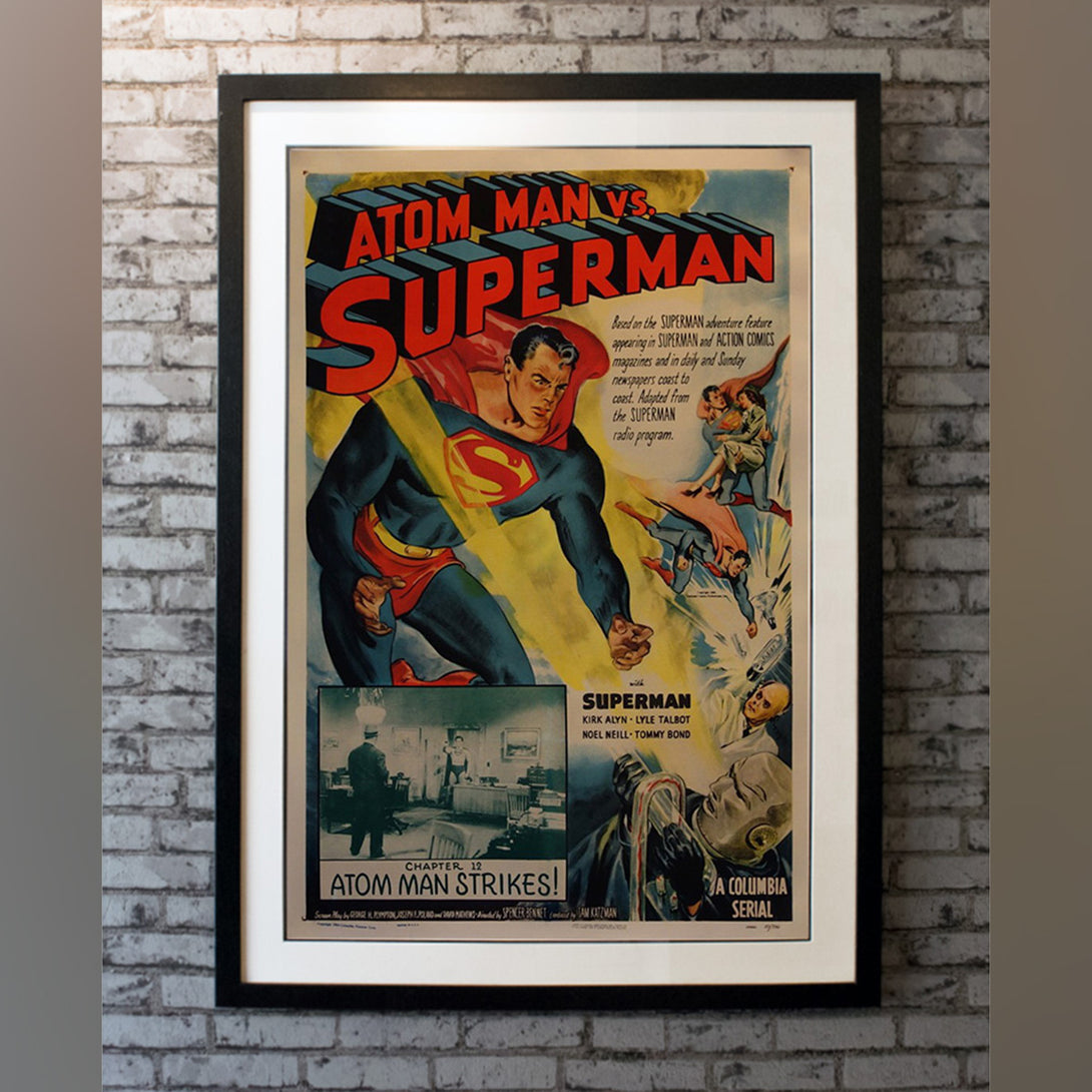 Original Movie Poster of Atom Man Vs. Superman (1950)