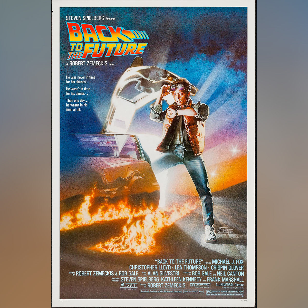 Original Movie Poster of Back To The Future (1985)