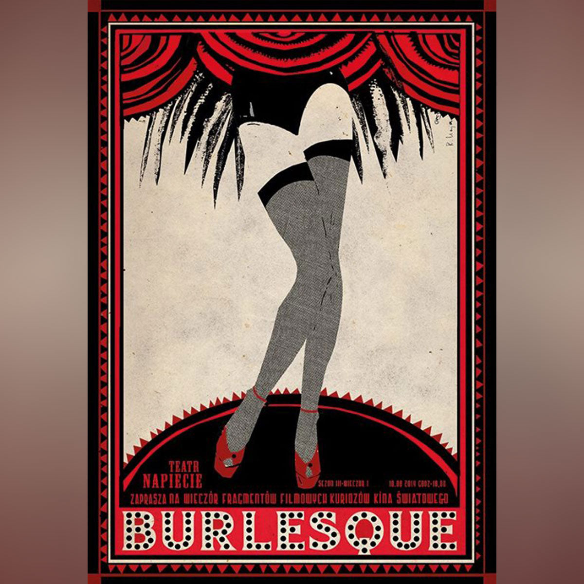 Burlesque, Unframed Poster, 2014 For Sale at 1stDibs