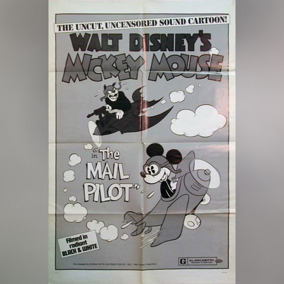 Mickey Mouse - The Mail Pilot (1974R)