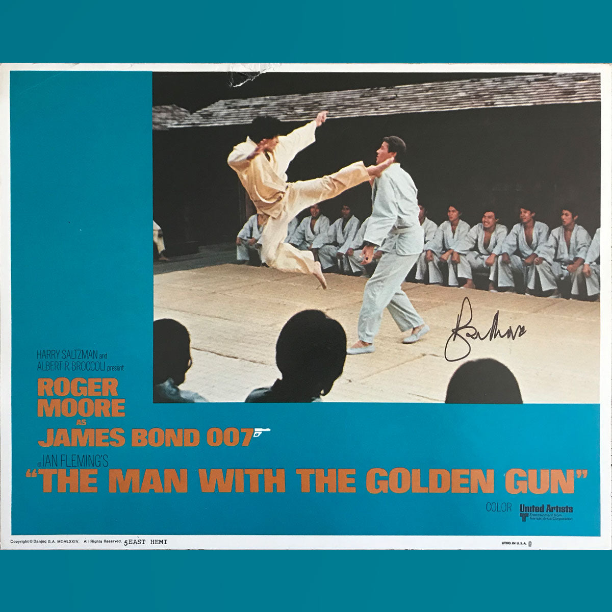 The Man With The Golden Gun, Signed by Roger Moore (1974)