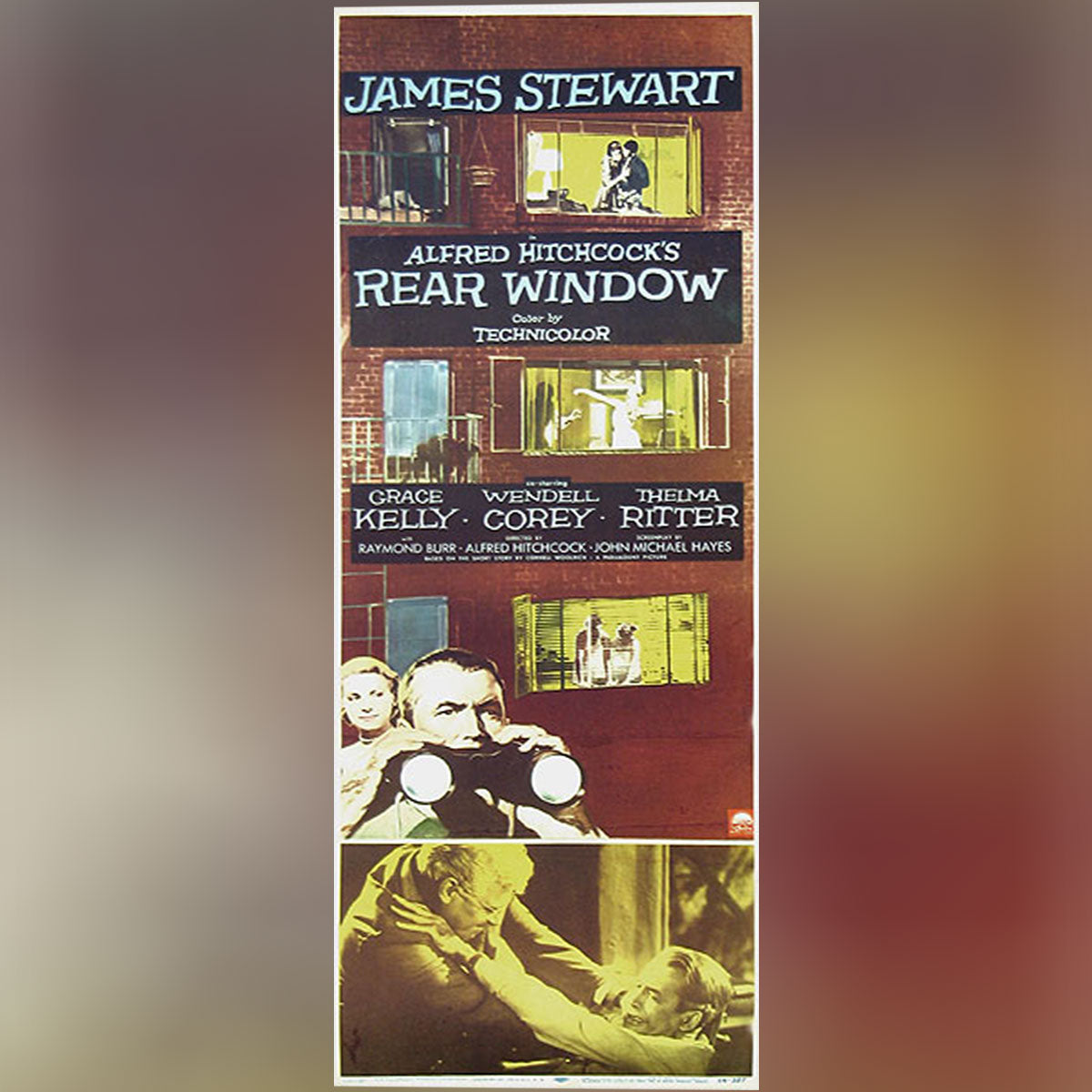Retro Poster Rear Window Rear Window (1954) | Original Movie Poster | Vintage Film Poster – At ...