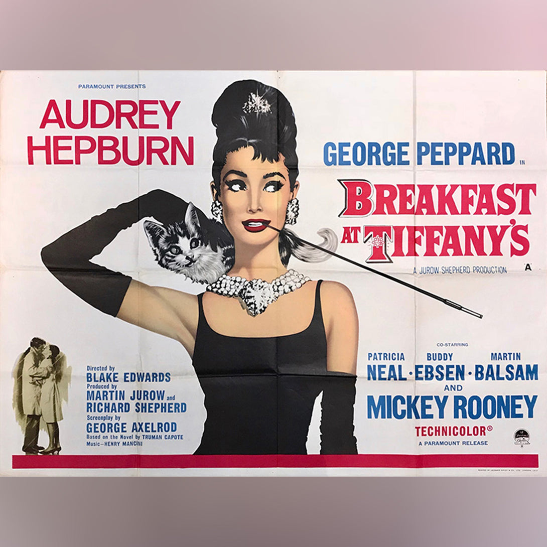 Original Movie Poster of Breakfast At Tiffany's (1961)