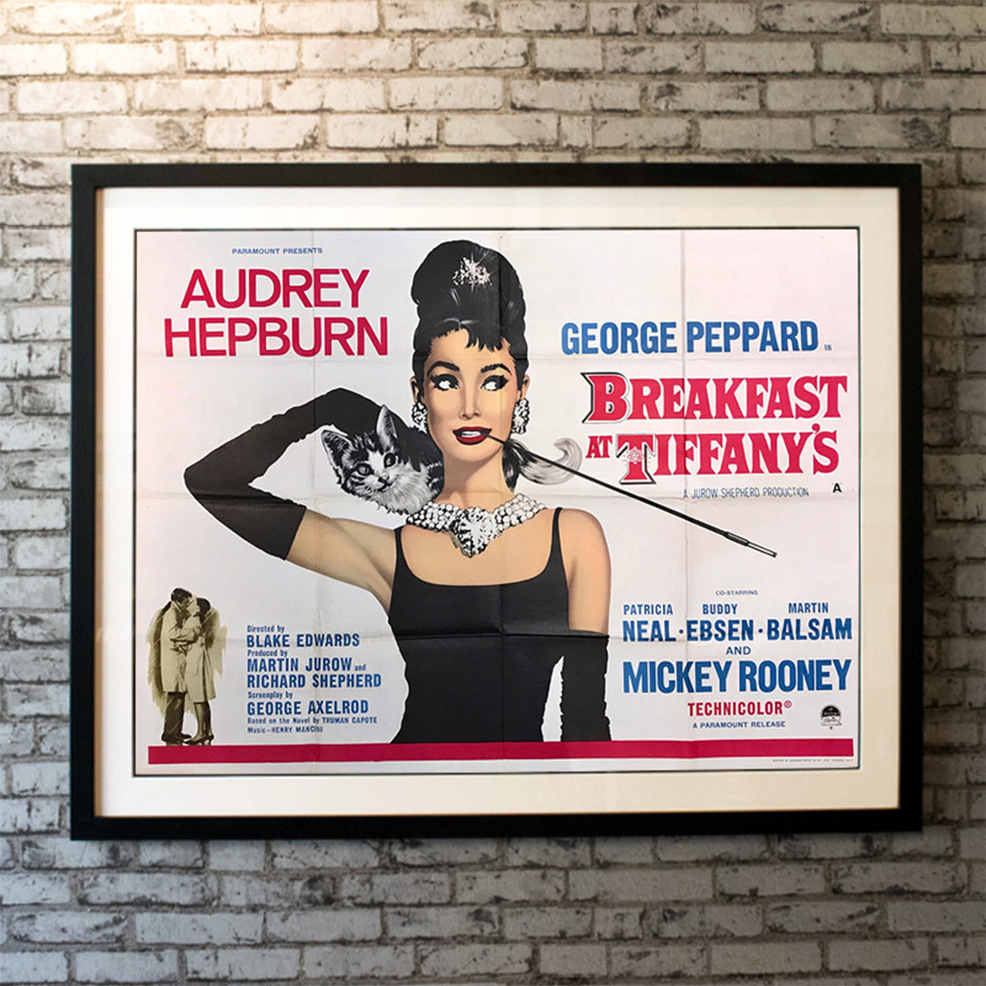 Original Movie Poster of Breakfast At Tiffany's (1961)