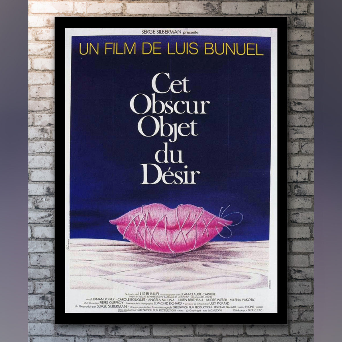 Original Movie Poster of Cet Obscur Objet Du Désir (1977)